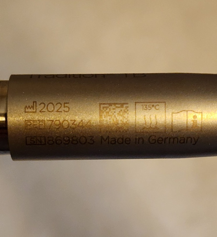NEW – Dentsply Sirona – Midwest Tradition TB 790344 – 4-Hole Fixed Backend