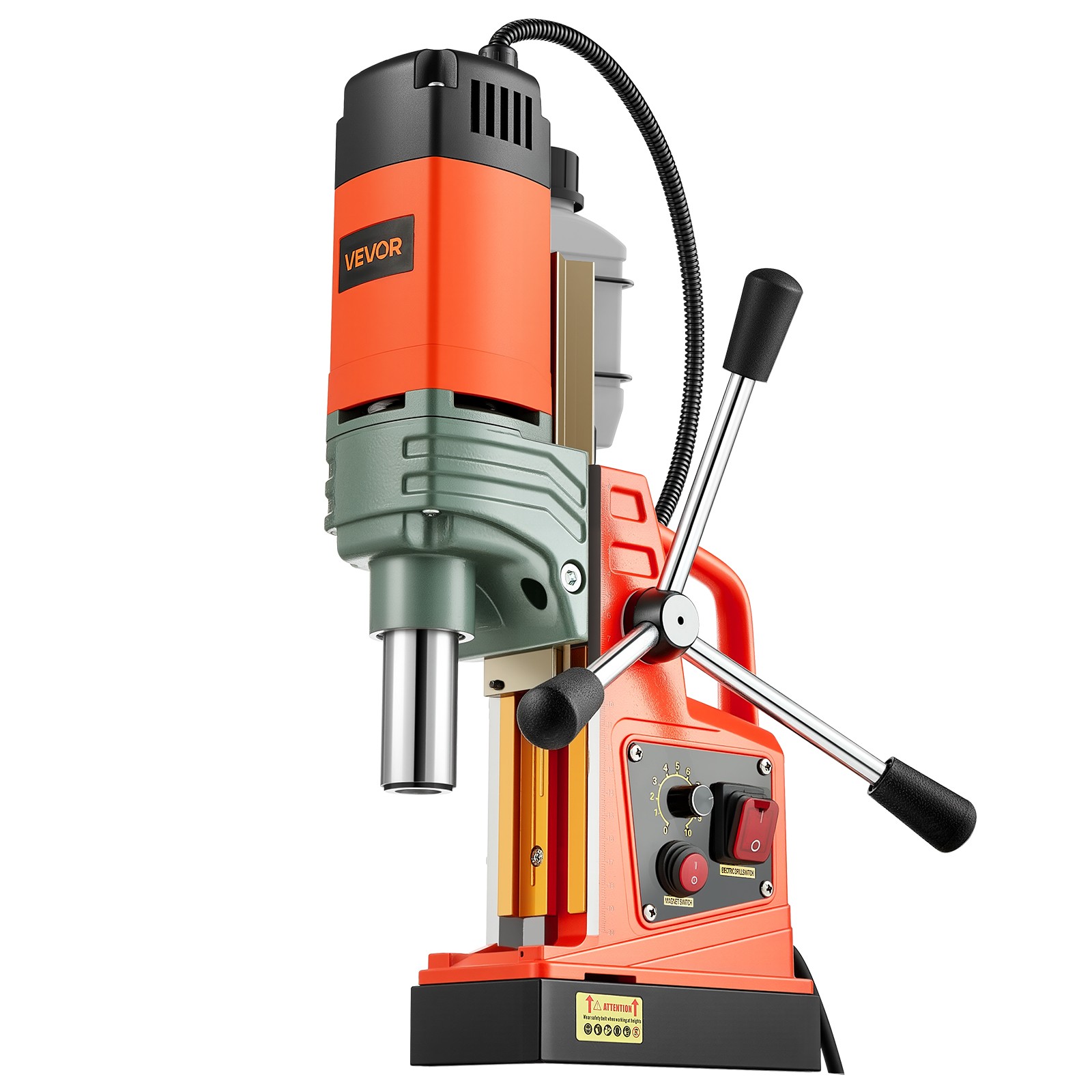 VEVOR Magnetic Drill Press Mag Drill Press 1400 W 2 in Boring Diameter 0-800 RPM