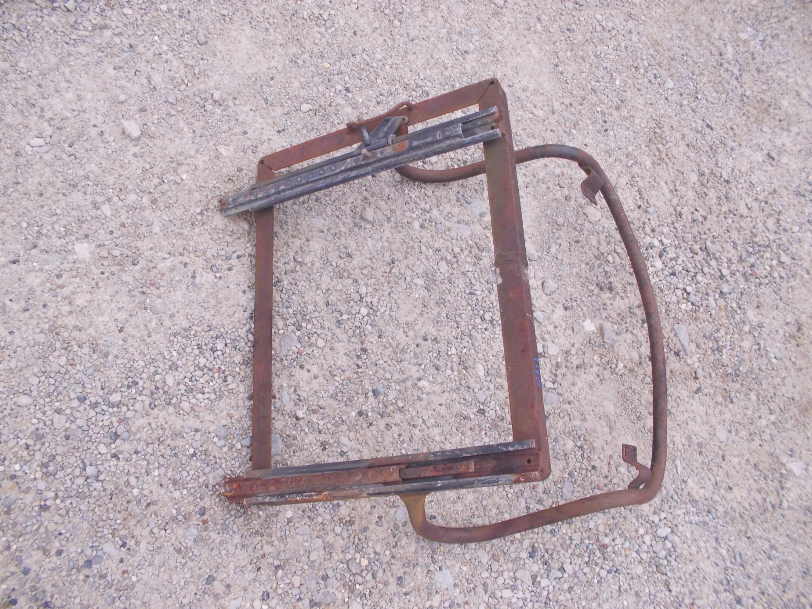 McCormick FarmalI 140 IH Late Model tractor square seat frame assembly w/ slides