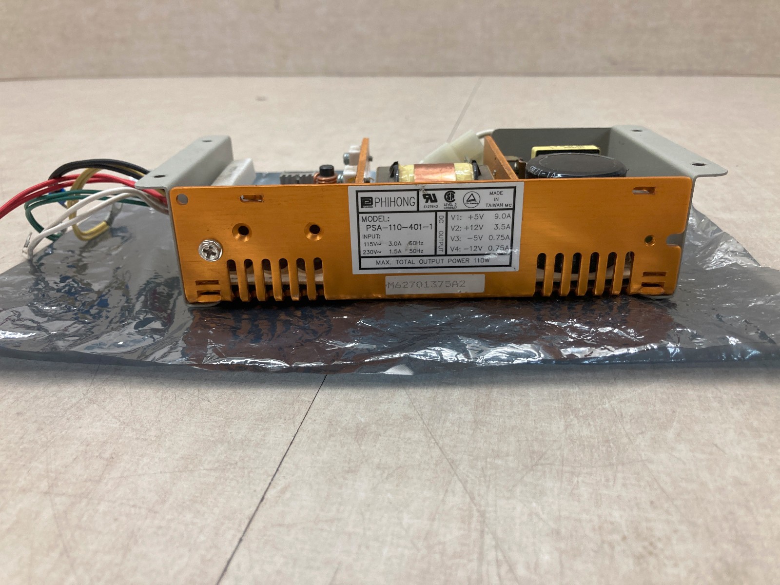 Phihong PSA-110-40101 Power Supply Board 115V-230V +5V +12V -5V -12V AC DC