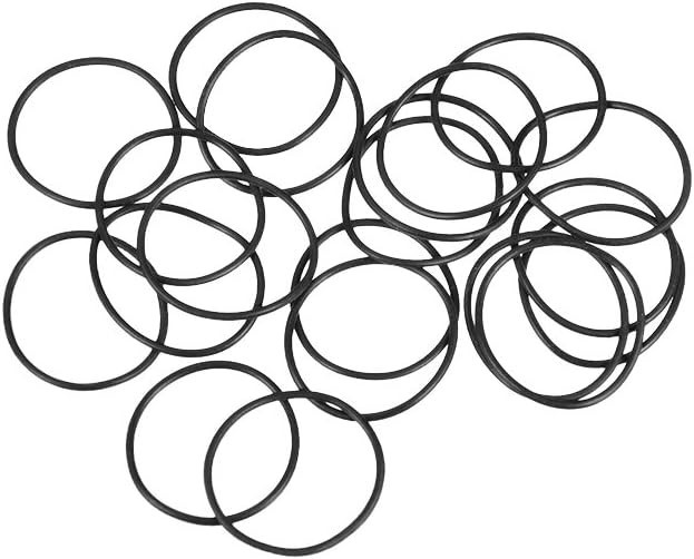 20 Pack Nitrile Rubber O-Rings 25mm 23mm 1mm Sealing Gasket Plumbing Automotive