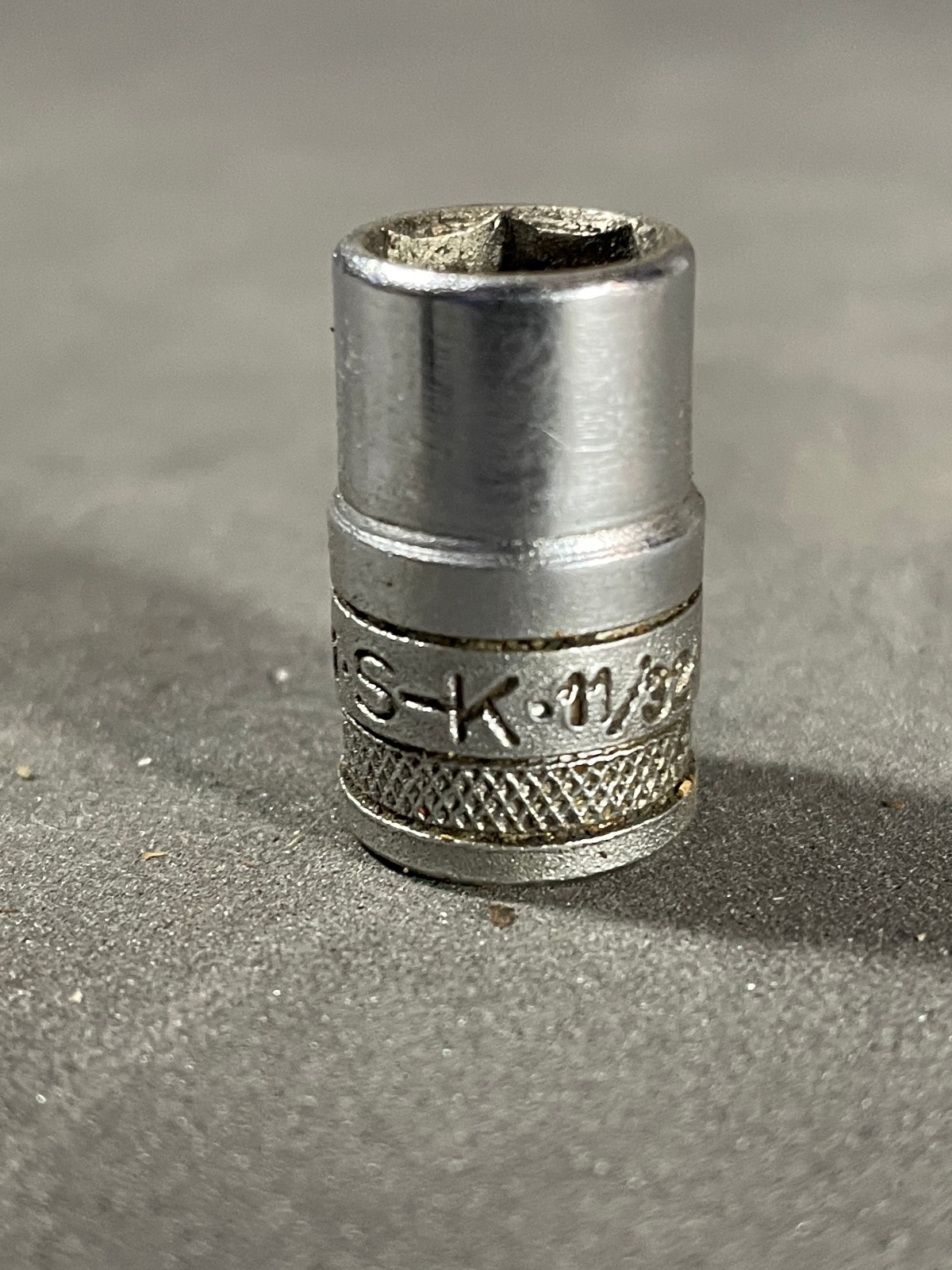 Vintage S-K 40911 Tools 1/4″ Drive Sockets 11/32” Socket 6 Point SK