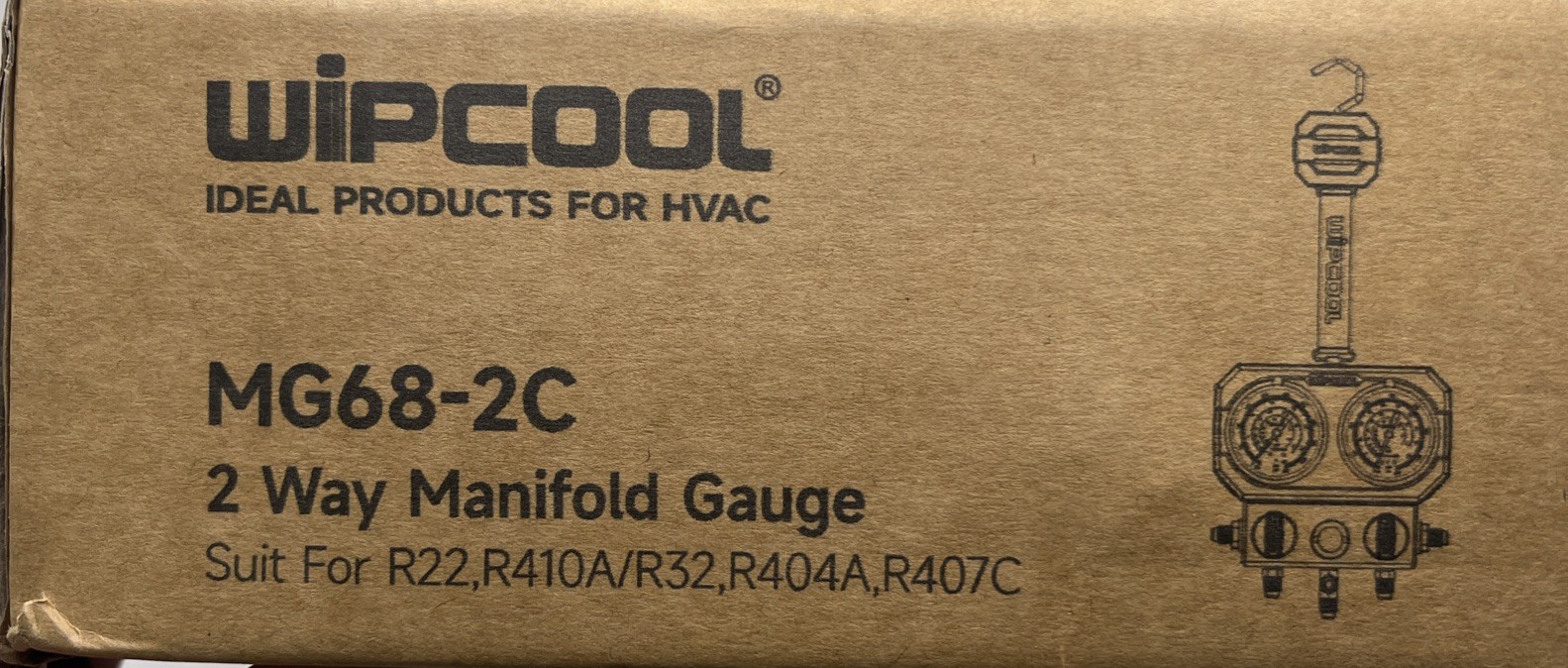 Manifold Gauge Kits for R22 R410A/R32 R404A R407C Air Conditioning. NEW