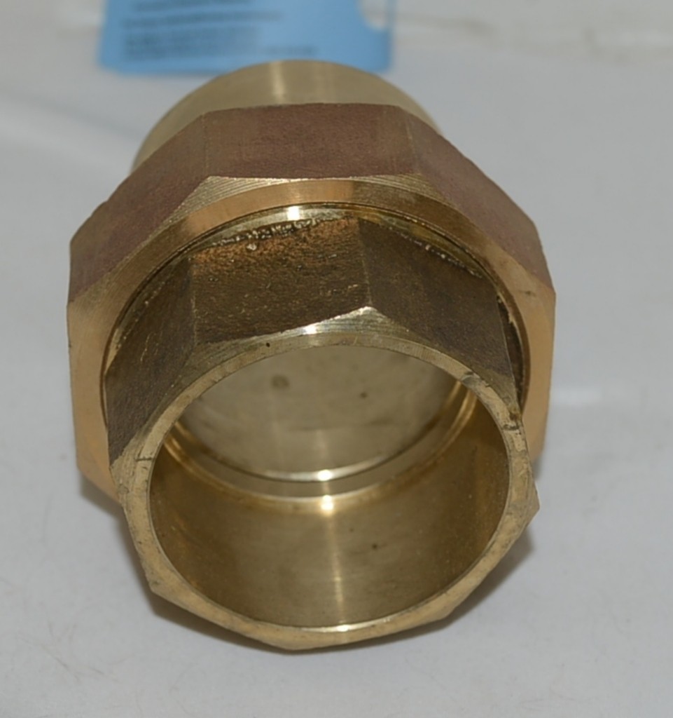 Nibco 733LF 2-1/2 Inch C x C Cast Bronze Union Lead Free Copper Fitting