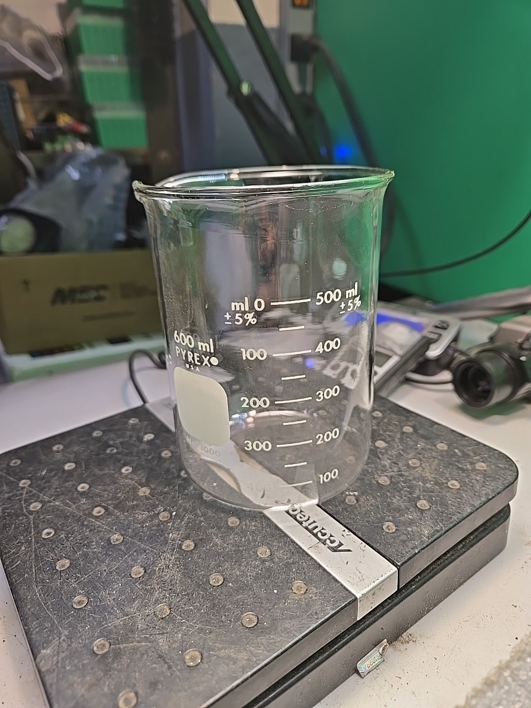 Corning Pyrex Cat No 1000-600 Griffin Low Form 600 mL Beaker