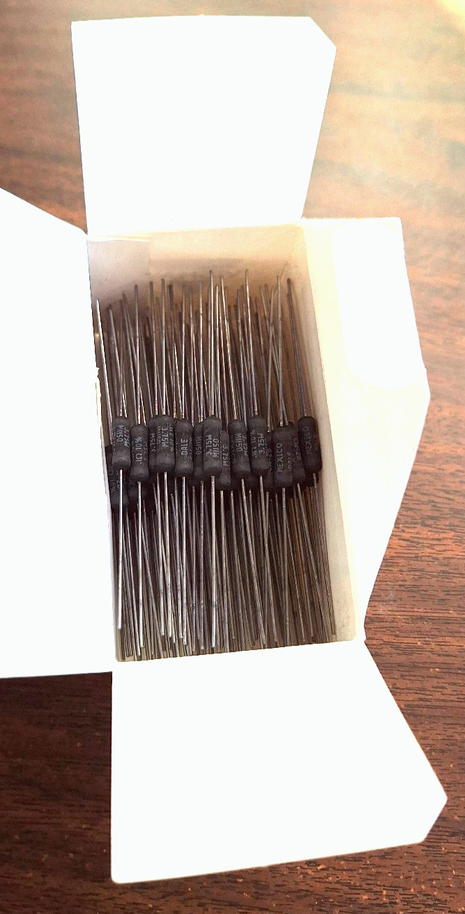 Resistor 0.1 Ohm (100 mOhm), 3.75W, 100pcs, Vishay (CW02BR1000KB12)