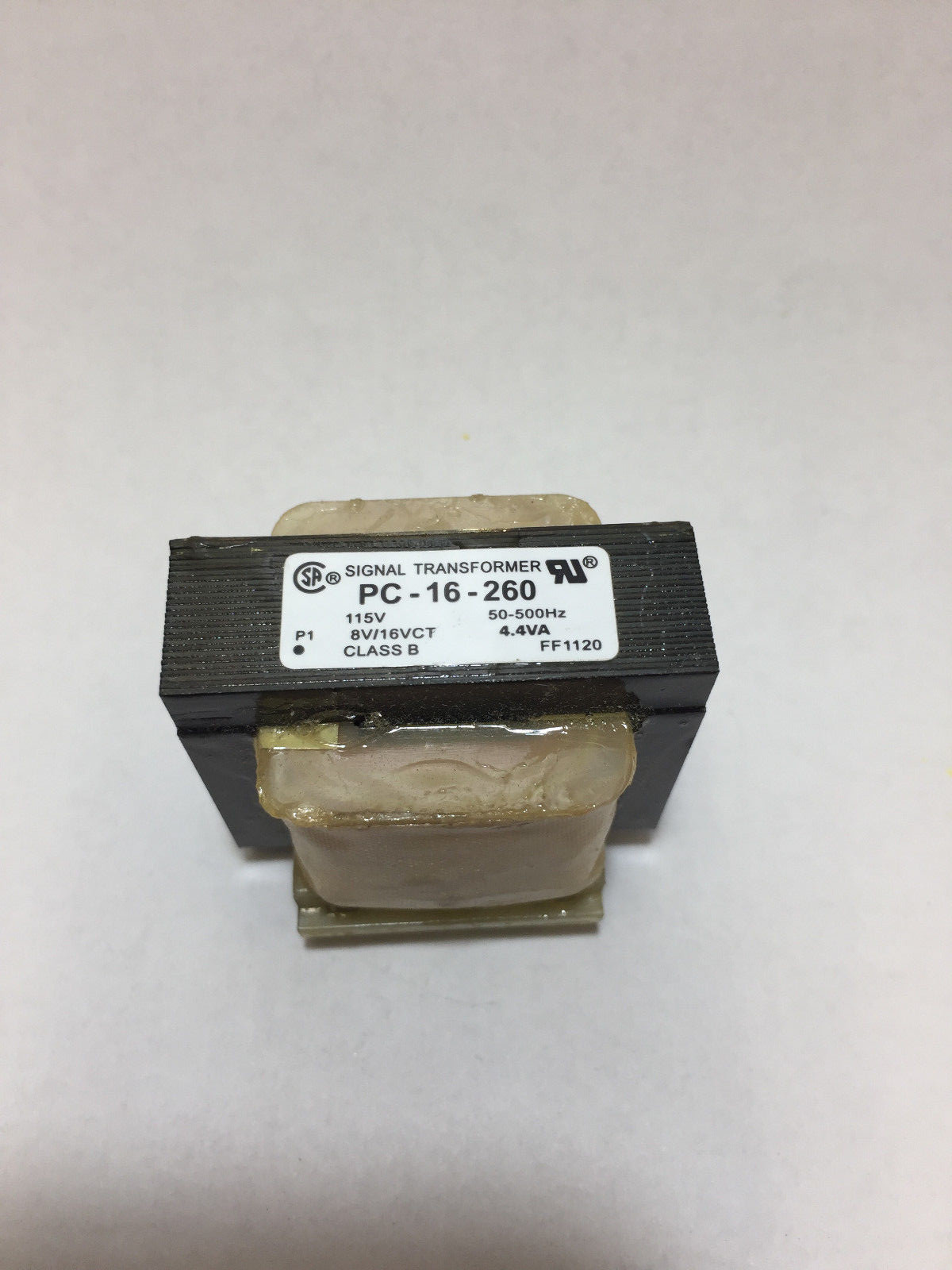 PC-16-260 TRANSFORMER SINGLE PRIMARY 115V 50-500Hz 8V/16VCT 4.4VA