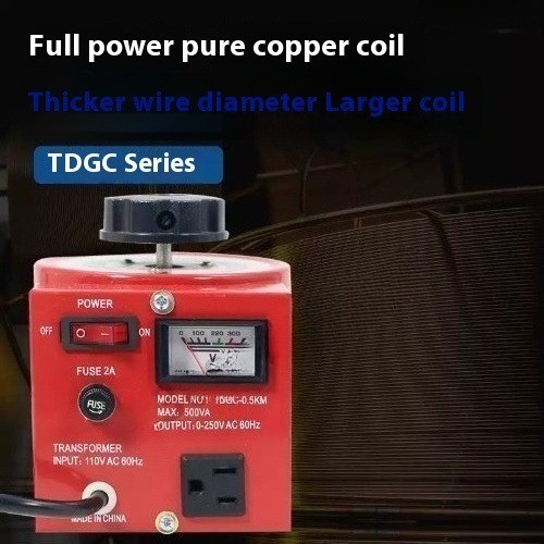110V Single-phase Regulator 0-130V AC Voltage Regulator Power Regulator