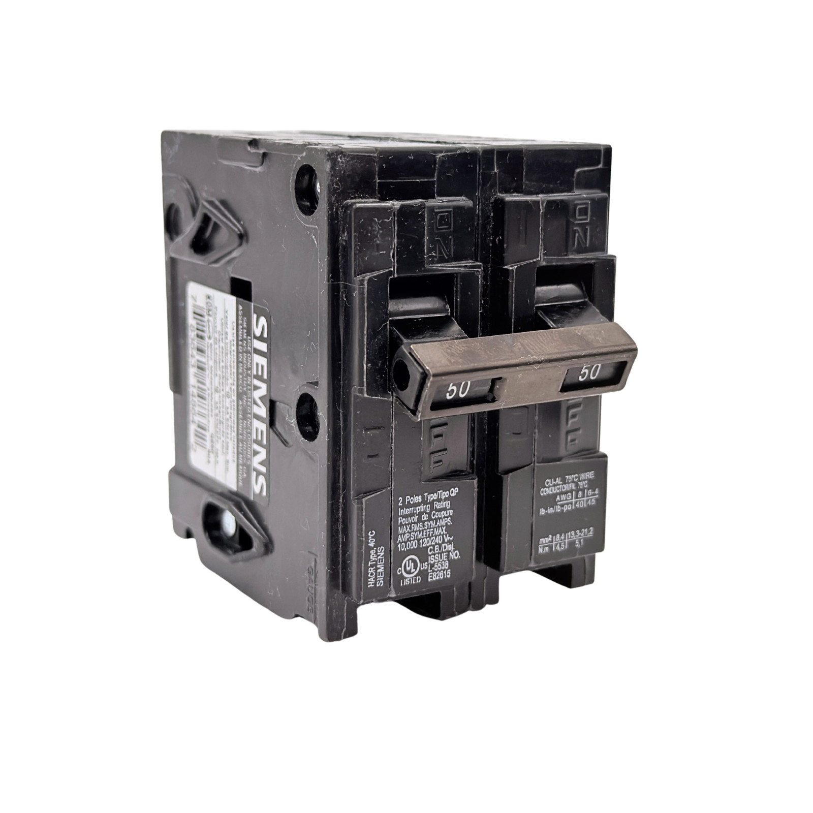 Siemens QP Type Q Plug-In Circuit Breakers Lot 15A-60A 1-Pole 2-Pole 120/240V