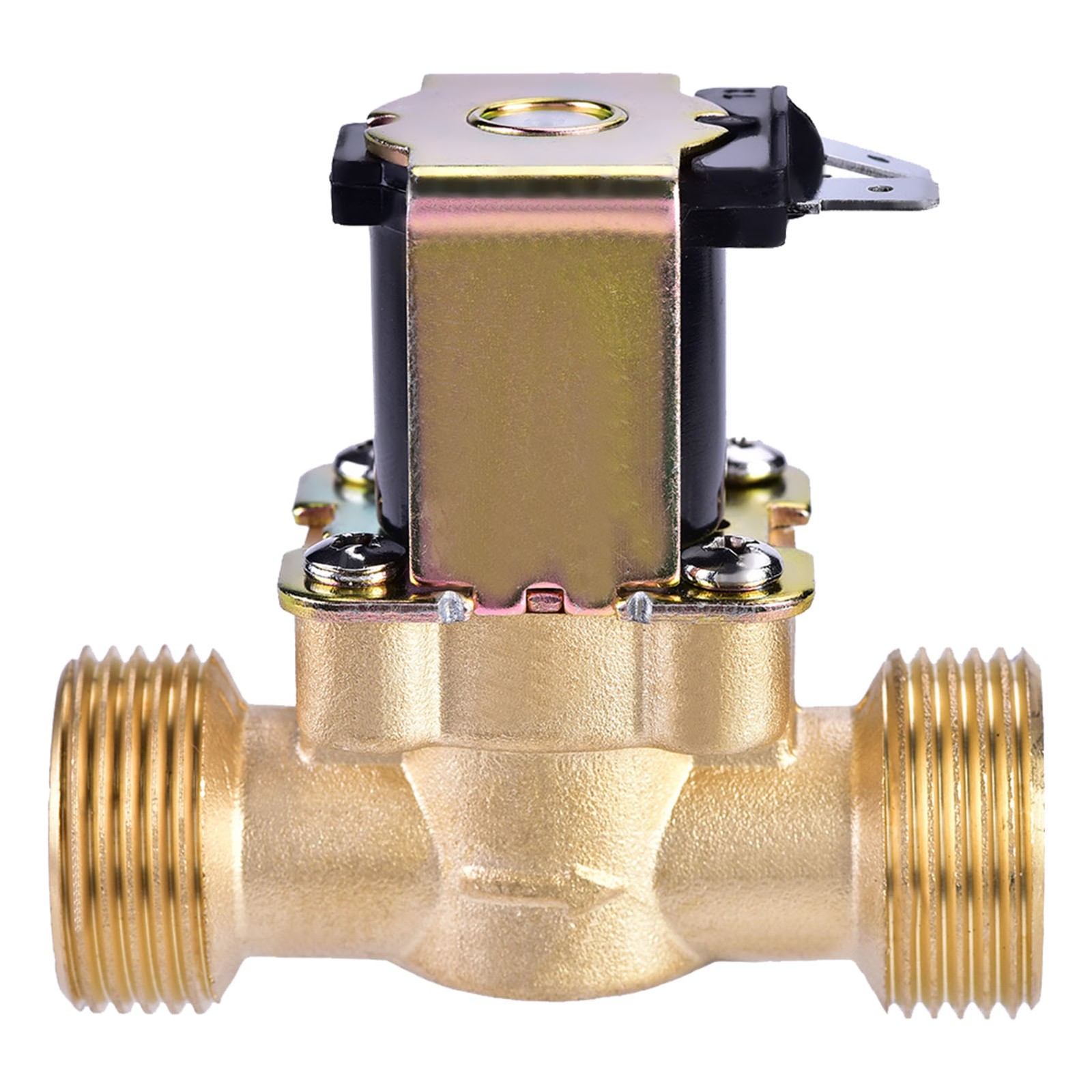 3/4 DC 24V Normally Closed Brass Electric Solenoid Magnetic Valve For Water