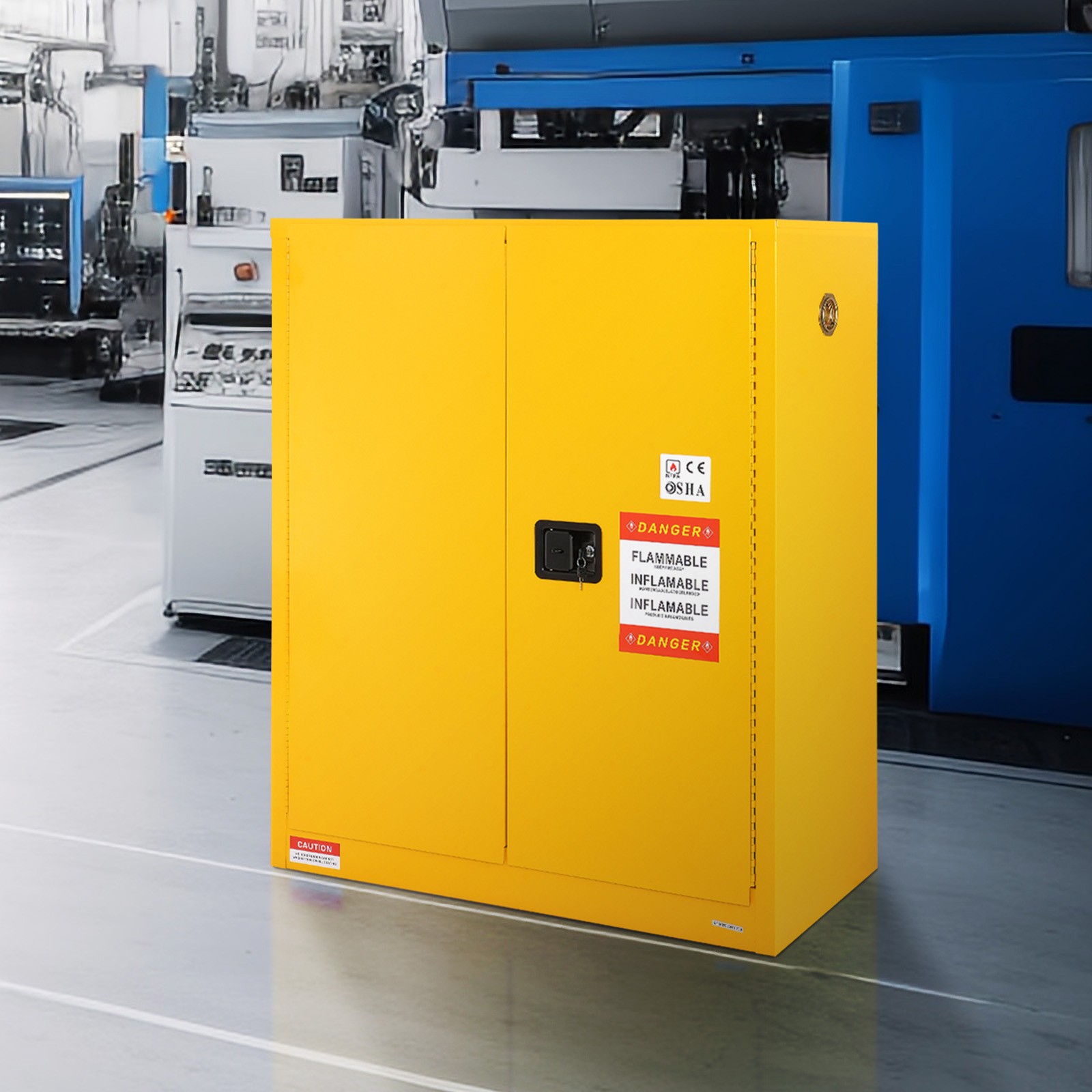 Uimoso Flammable Safety Cabinet Liquid Storage 30 Gal 43.1×18.1×50.1 in Cabinet