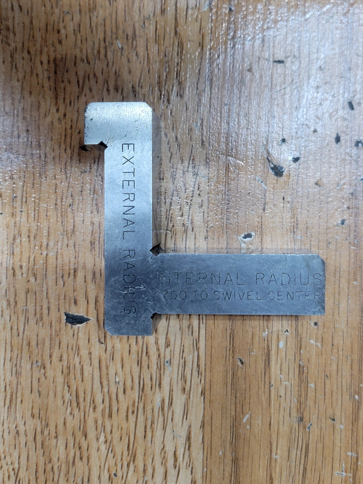 HARDINGE EXTERNAL INTERNAL RADIUS GAGE