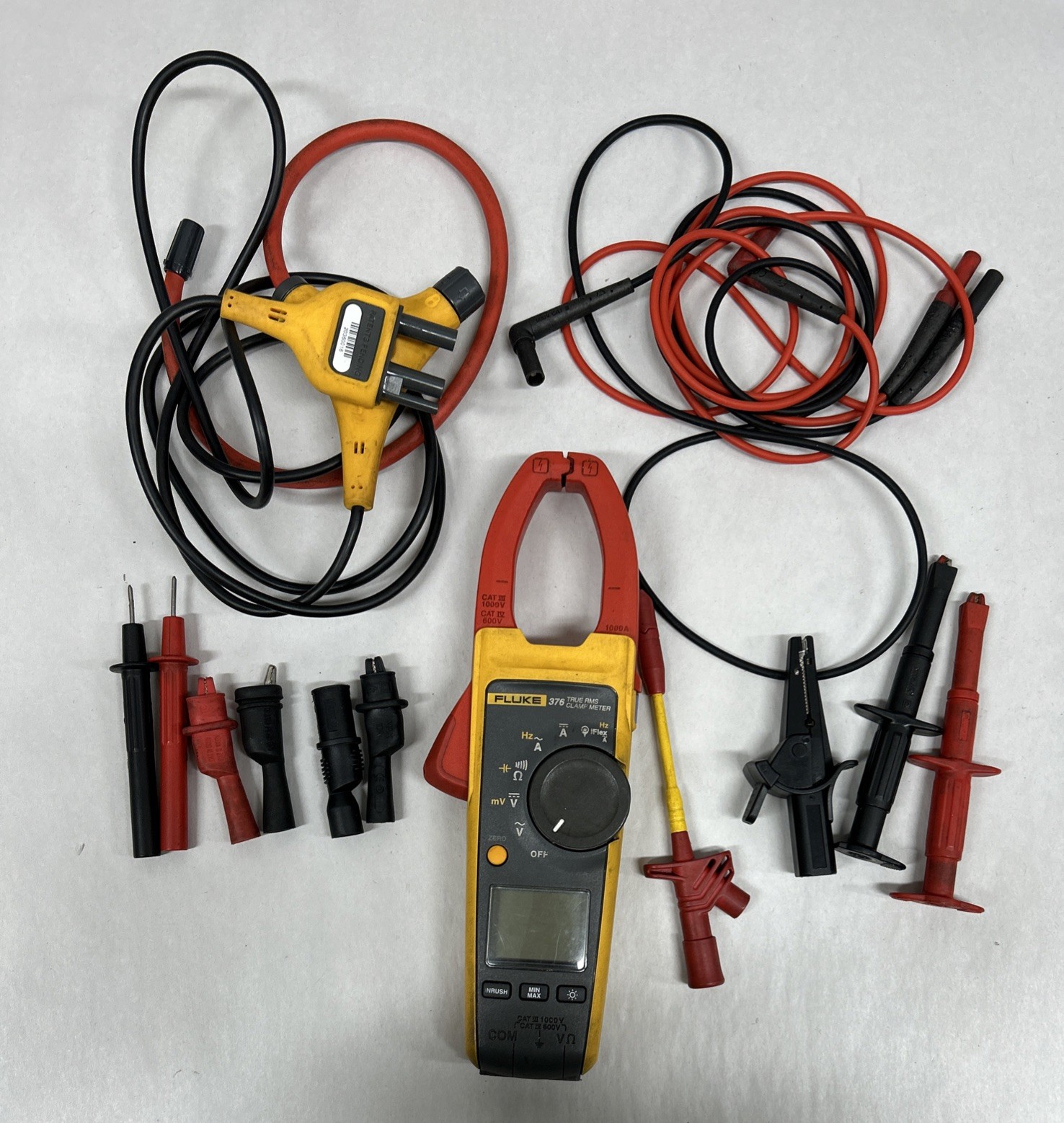 Fluke 376 True RMS Clamp Meter with extras