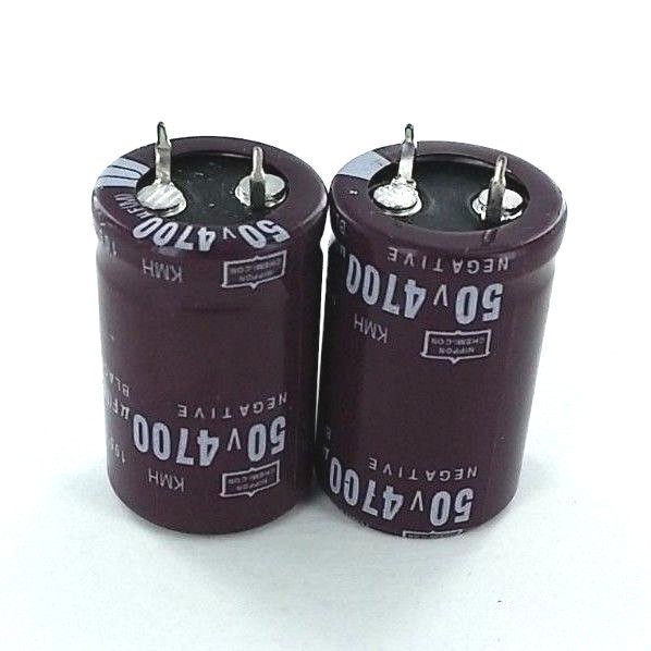 4700uF 50V (2x) Electrolytic Capacitors 50V 4700uF Volume 22×35 mm
