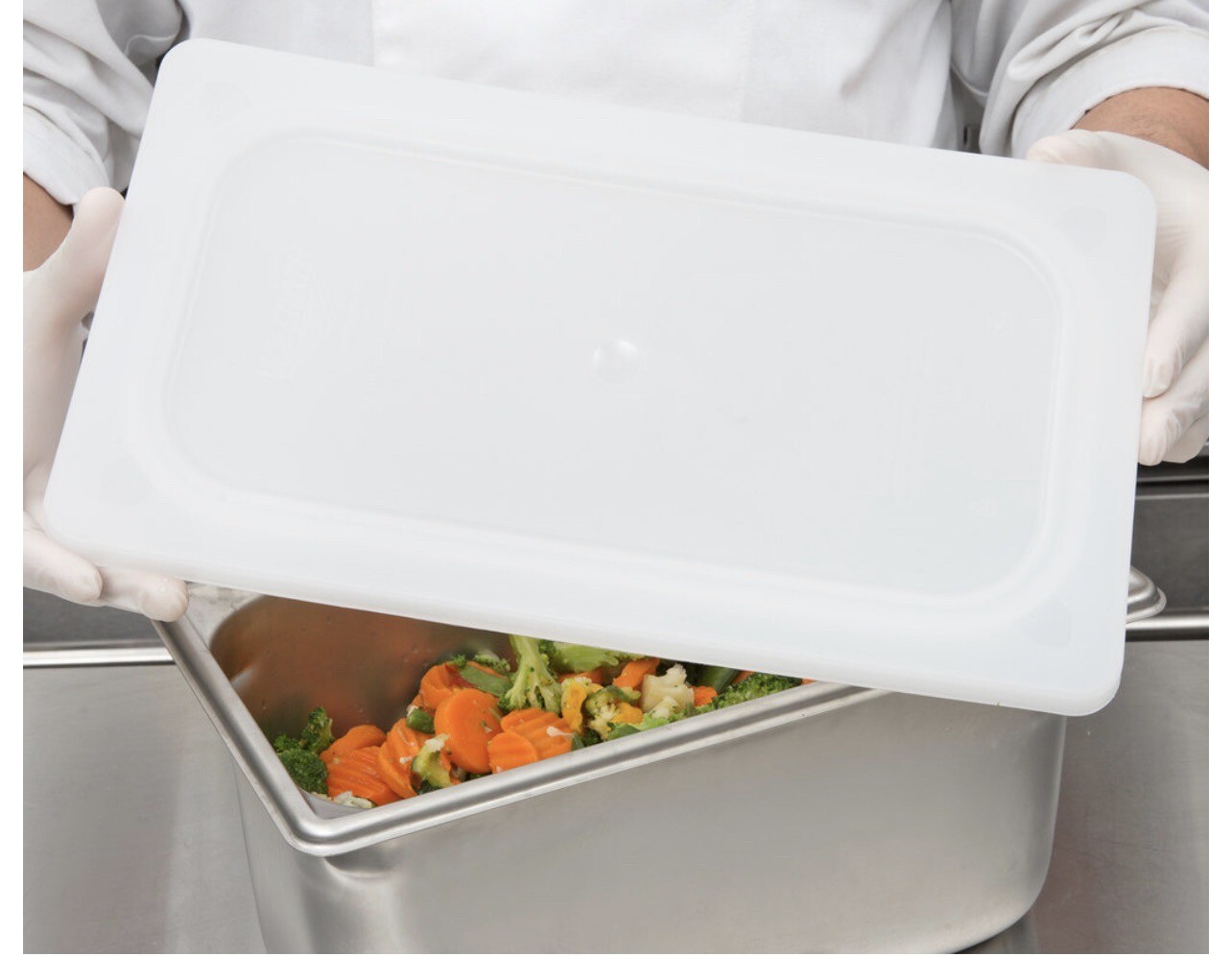 (6 Pack) Vollrath 52432 Super Pan V 1/3 Size Flexible Steam Table Hotel Pan Lid