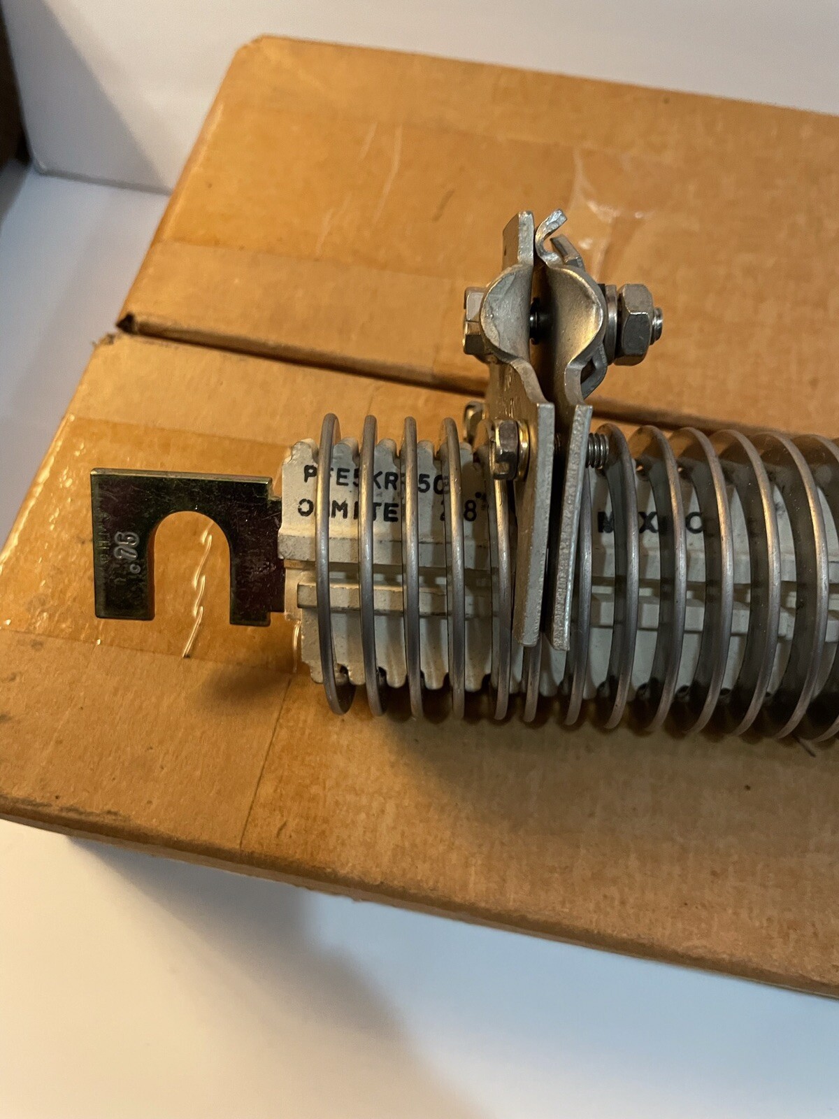 OHMITE PFE5KR750 Power Rib Resistor Dynamic Braking Resister 0.75 Ohms