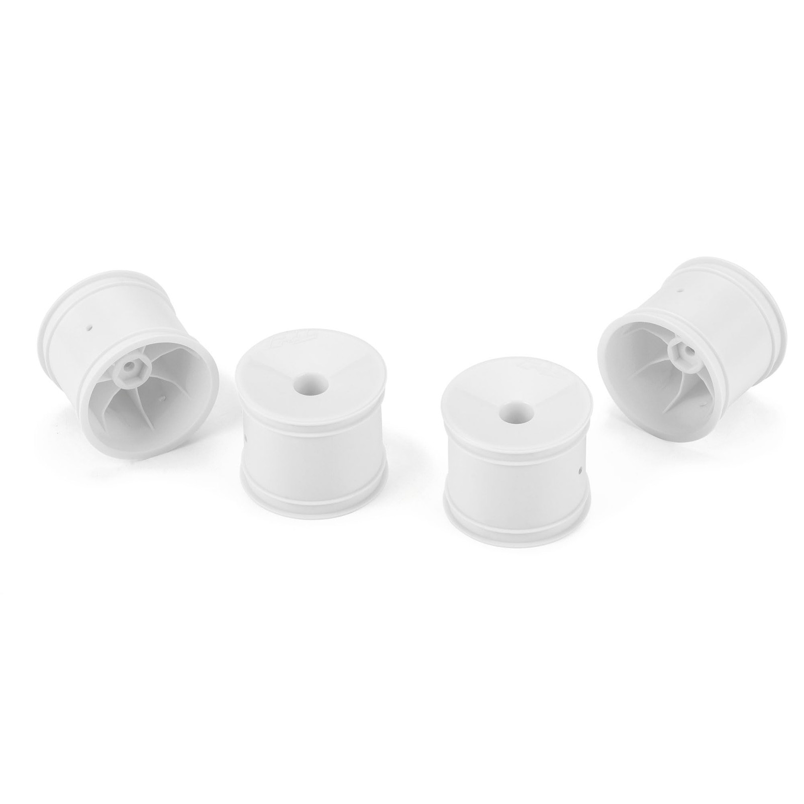 Pro-Line Racing Velocity F/R 2.2 12mm Stadium Truck Wheels 4 White for TLR 22X-T