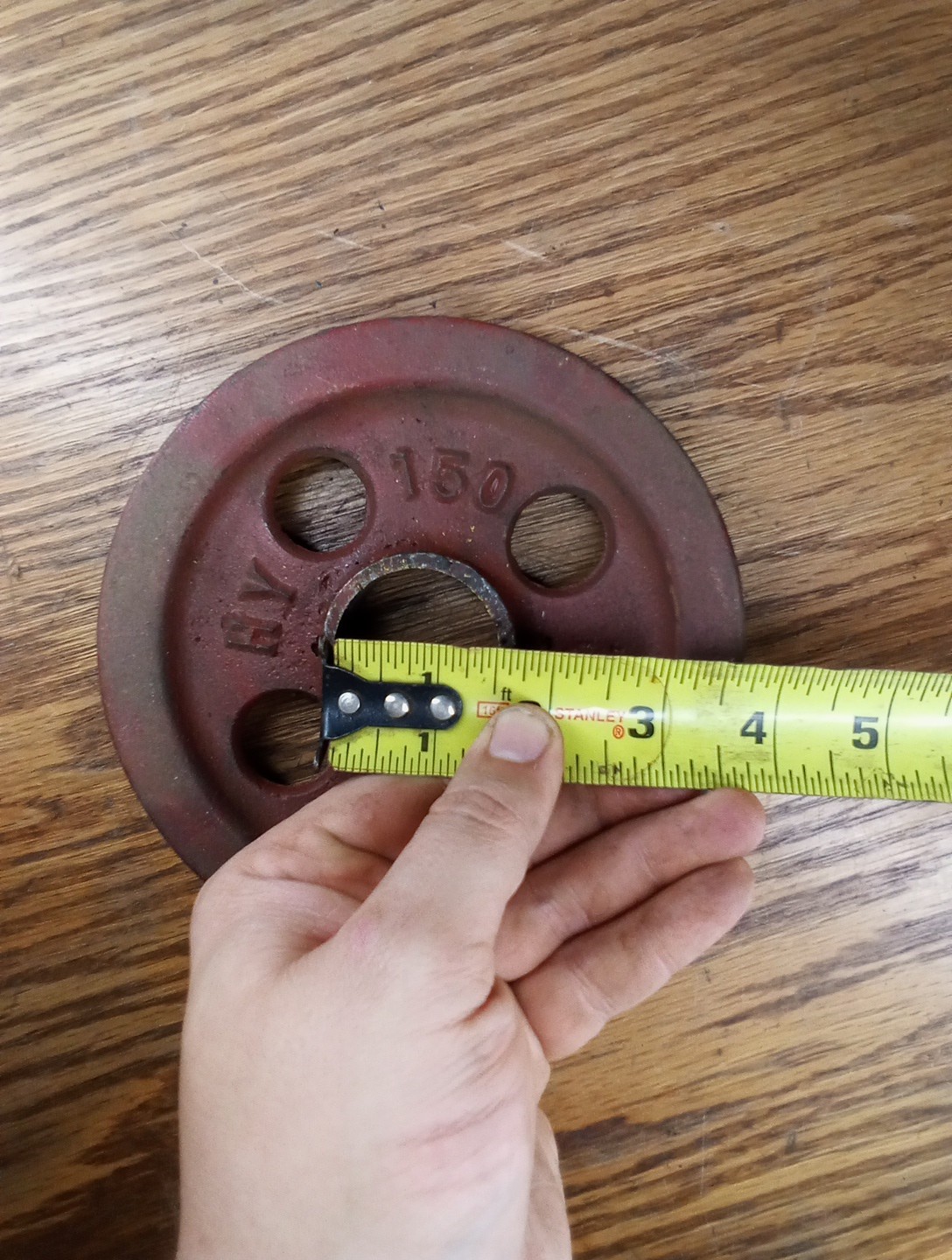 HY 150 V-Belt Pulley. 6″ Diameter, 1.5″ Bore