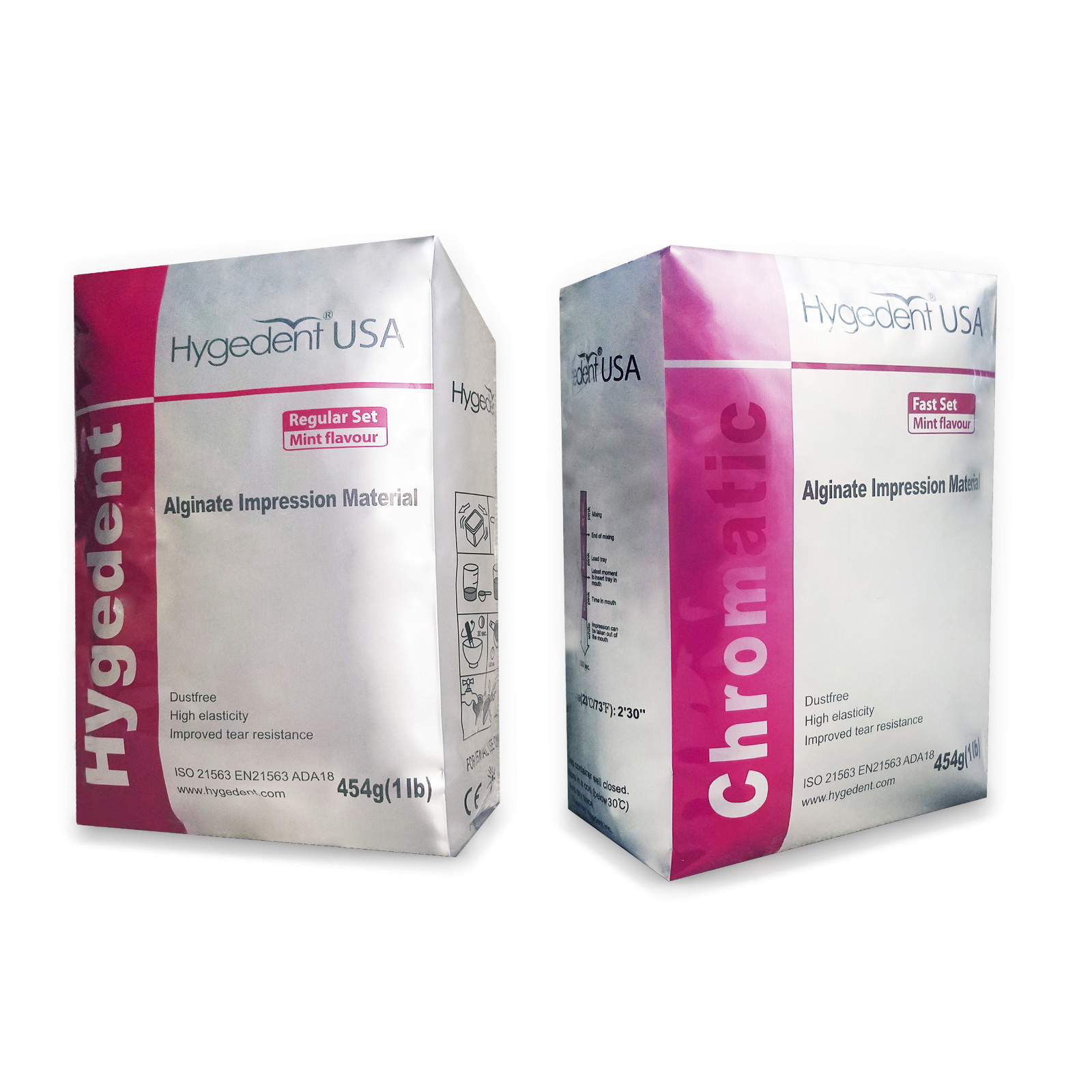 Alginate Hygedent Mint Flavor «Fast» or «Regular» Set Optional 1 lb/Bag