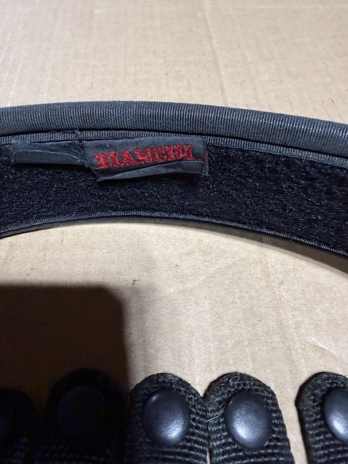 Bianchi AccuMold Duty Belt Large 34-40 CopLok 2.25 Black & 5 Nylon Belt Keepers