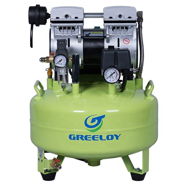 GA-61 24L Dental Electric Oil Free Noiseless Air Compressor 600W 118L/min