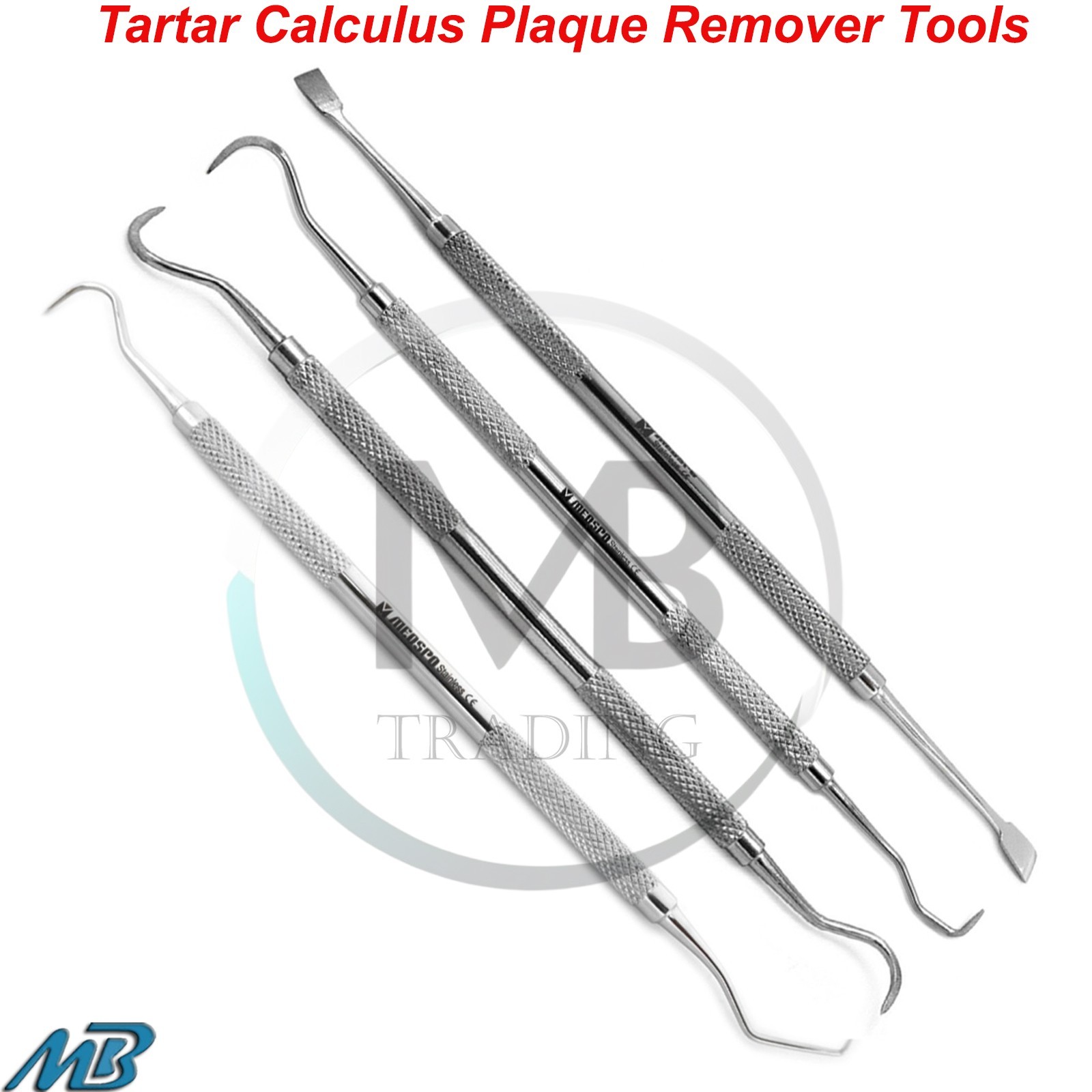 Dental Teeth Cleaning Kit Tartar Calculus Plaque Remover Dentist Instruments CE