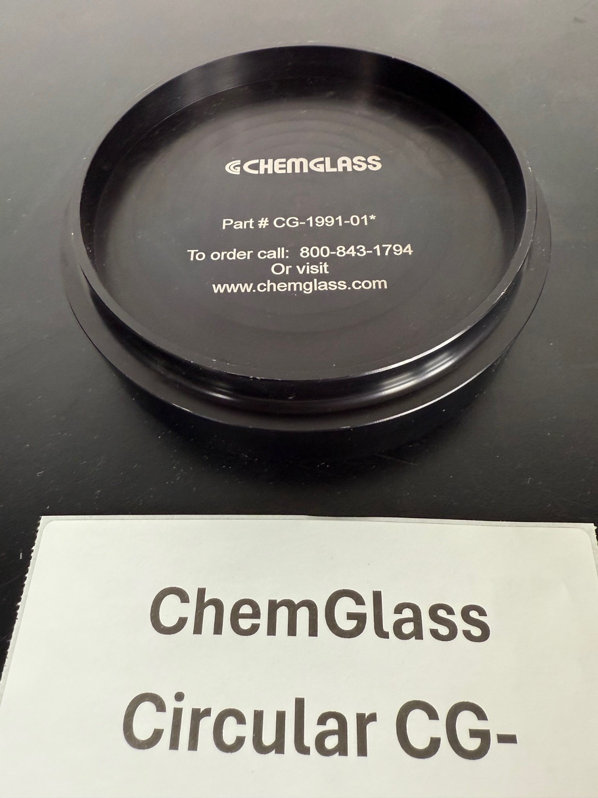 Chemglass CG-1991-01* CIRCULAR TOP HOT PLATE REACTION BLOCK 20mL Scintillation V