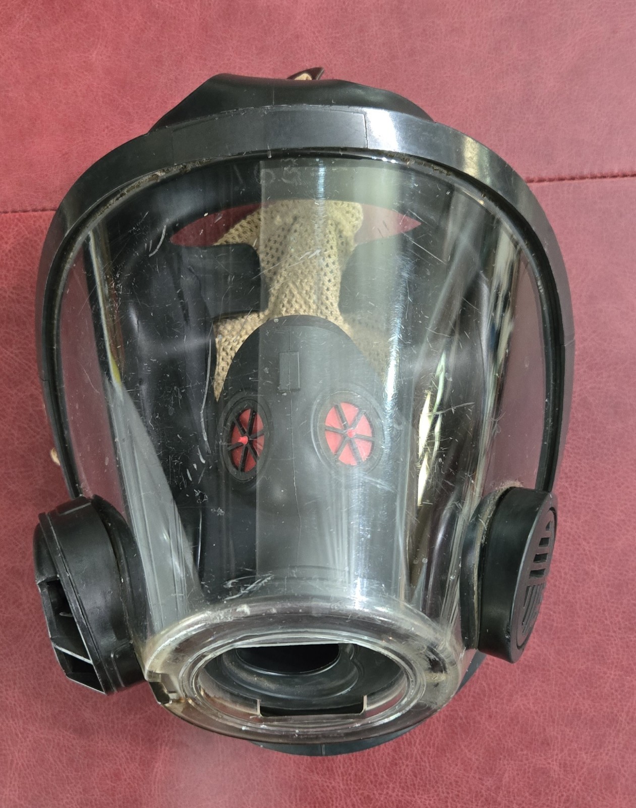 Scott AV-3000 Fire Fighter SCBA Mask Amp Bracket Size MEDIUM Harness