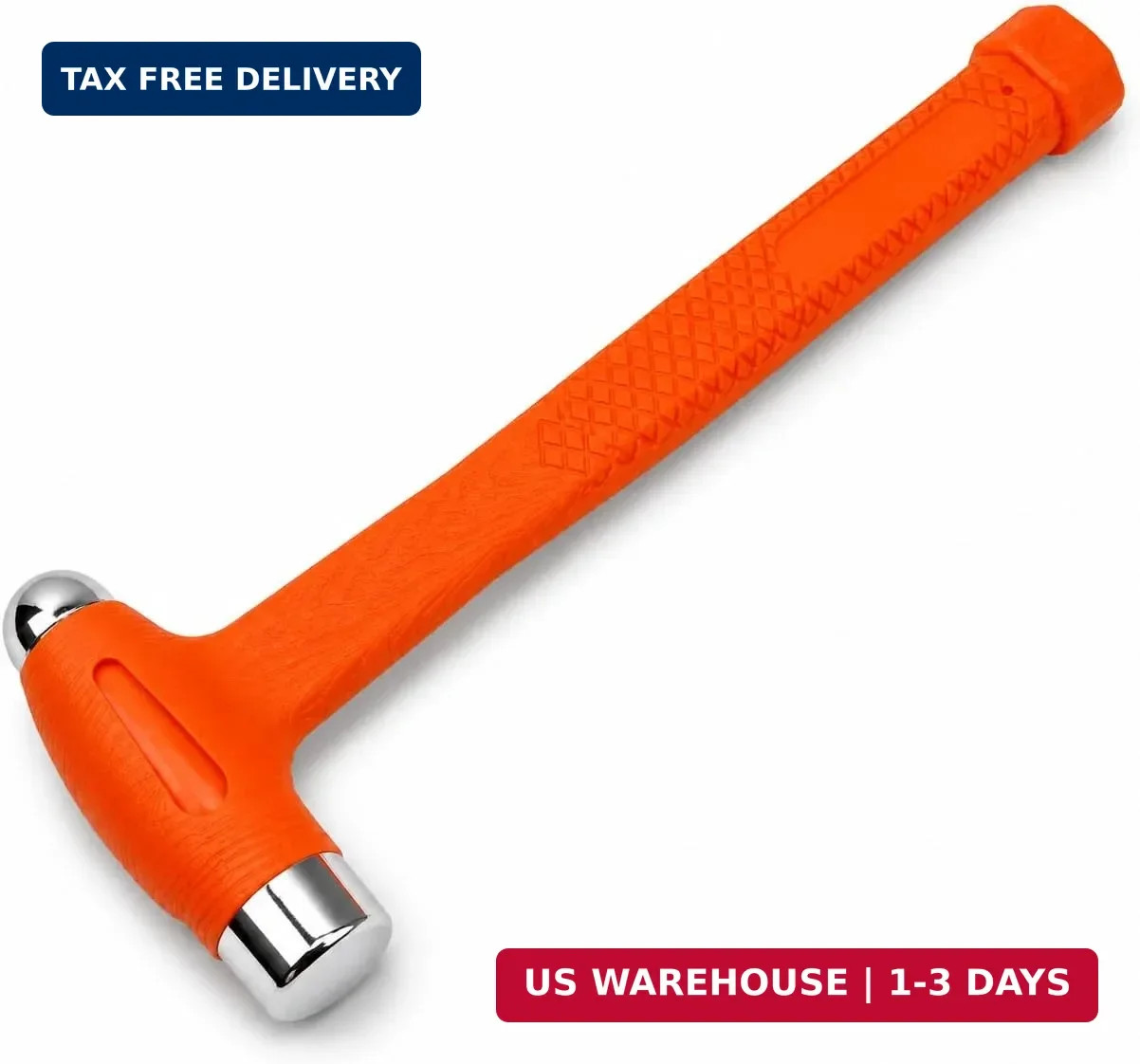 Stark USA 32oz Dead Blow Hammer Dual Head – 2-Pounds Ball Peen Blow Striking Bal