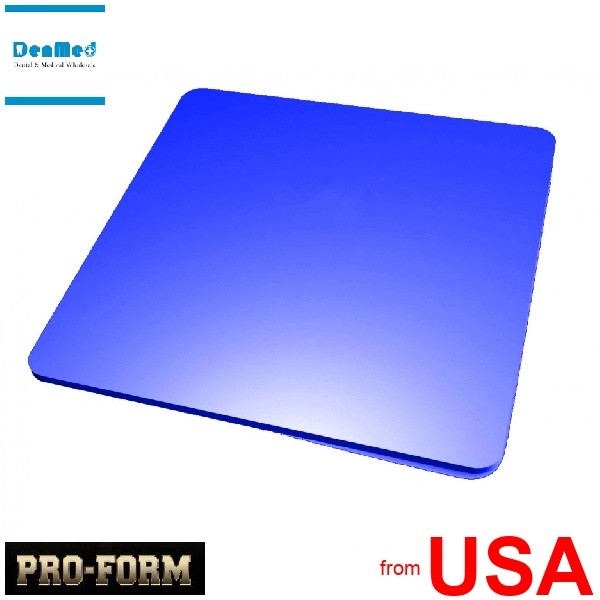 PRO-FORM – YOUTH RESIN Mouthguards BLUE .120in ( 3mm ) 5×5 square Sheet 2 101171