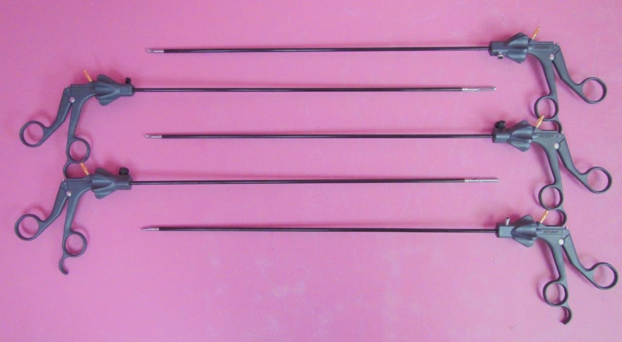 Stryker V.Mueller Snowden Pencer 8 Pc Bipolar 5mm Laparoscopic Instrument Set