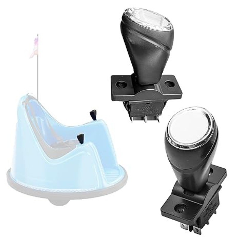 2Pcs Forward Reverse Switch, Automatic Reset Joystick Toy Bumper Car Replacement