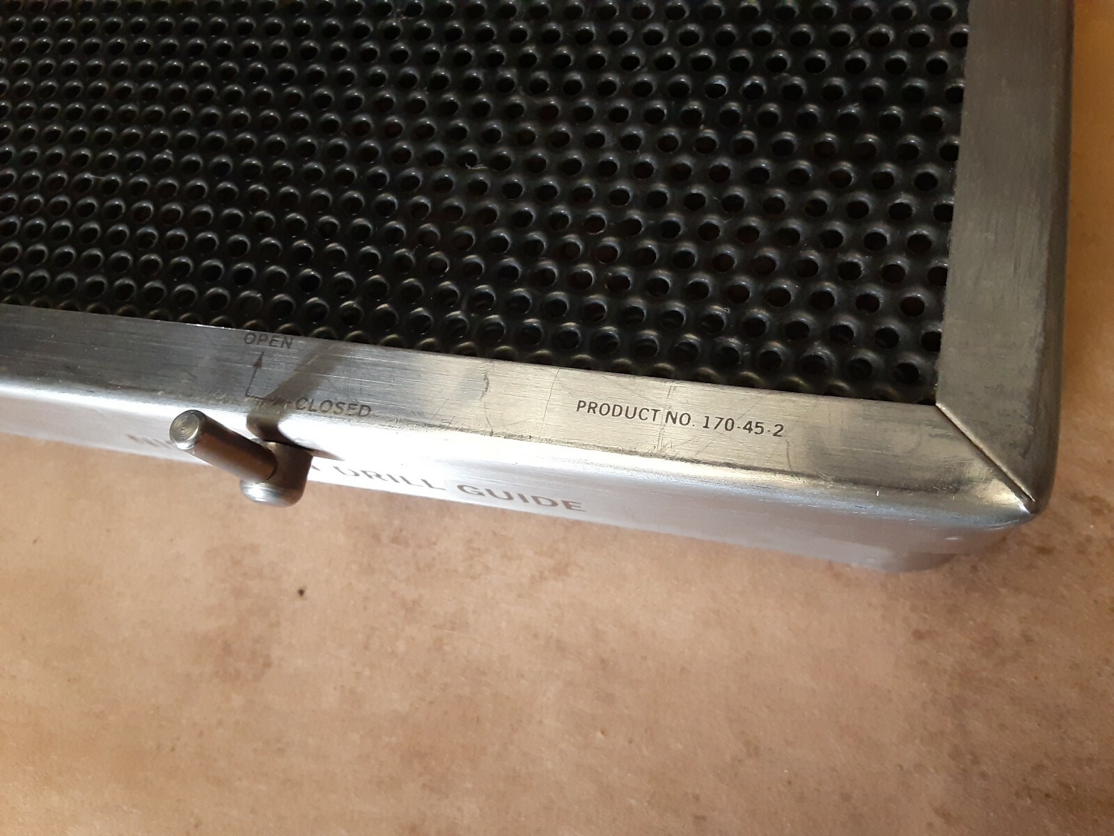 Stryker Product No 170-45 – 2 Nisonson drill Guide Sterilization Case only