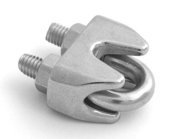 1/4″ Stainless Steel Malleable Wire Rope Clips (100-Pack)