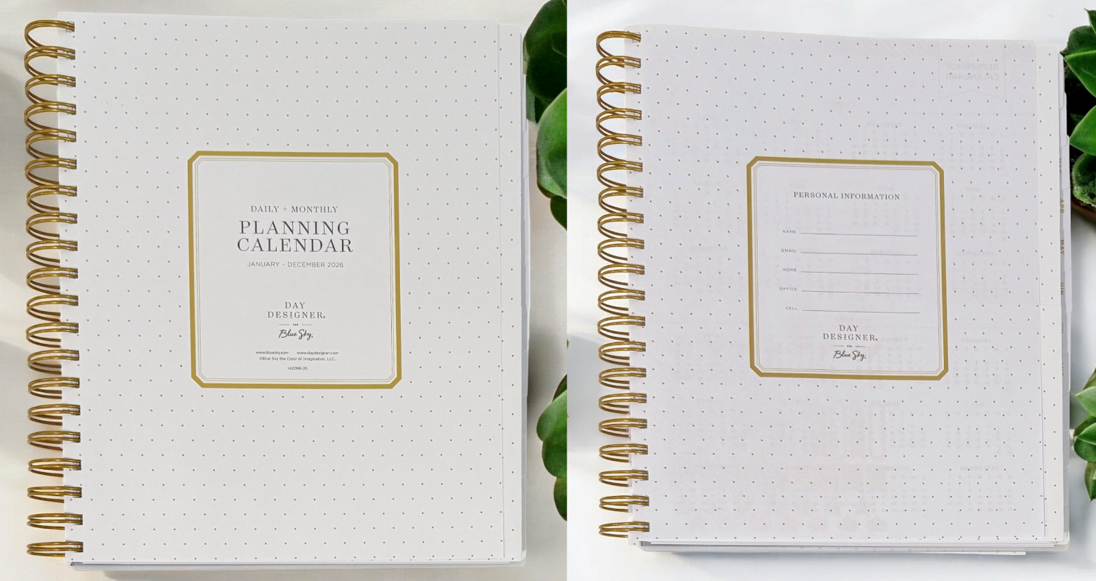 2026 Aurora Boreal Gradient Daily/Monthly Planner Gift Set
