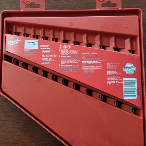 Milwaukee 48-22-9411 11-Piece SAE Combination Wrench Set MAX BITE Lifetime