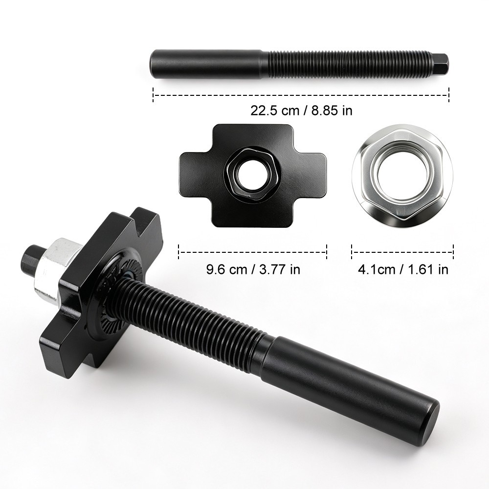 AGT Mini Excavator Track Tension Assembly Accessories Replacement Black 1pc