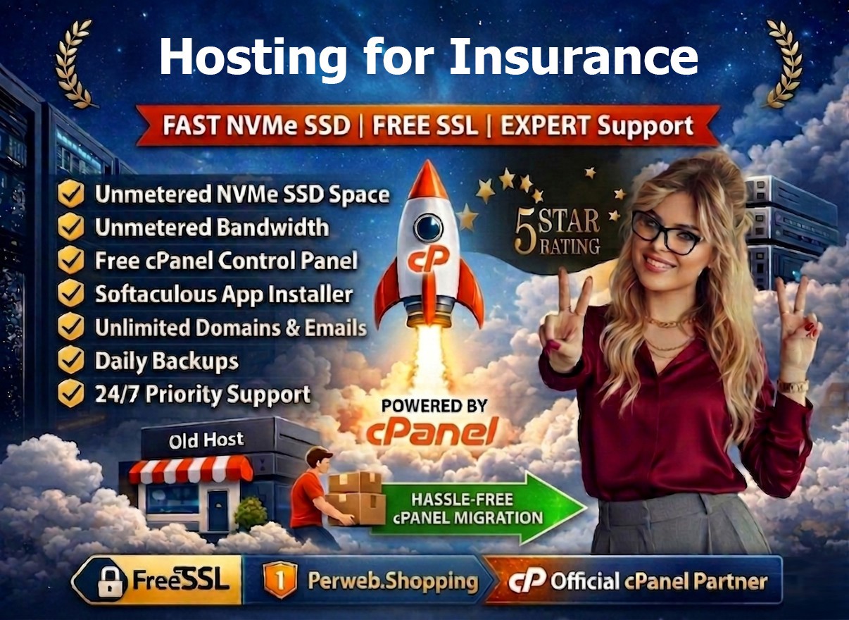 Hosting for Insurance – 🔒 Secure, Fast & Unlimited SSD Hosting | Just $15.99/Yr