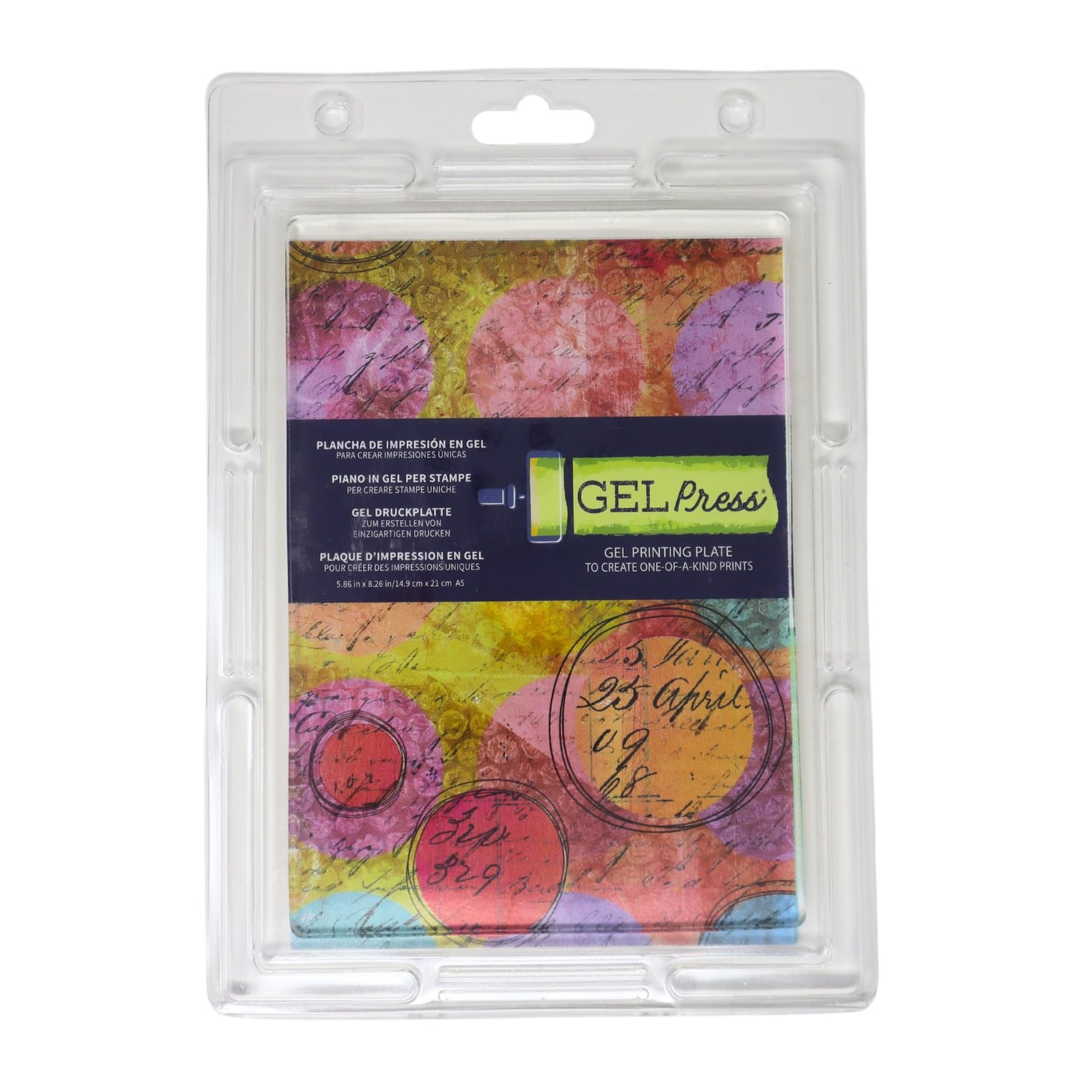 Monoprinting Print Plate – A5 (5.8 x 8.3 inches) Gel Plate – Printmaking Supp…