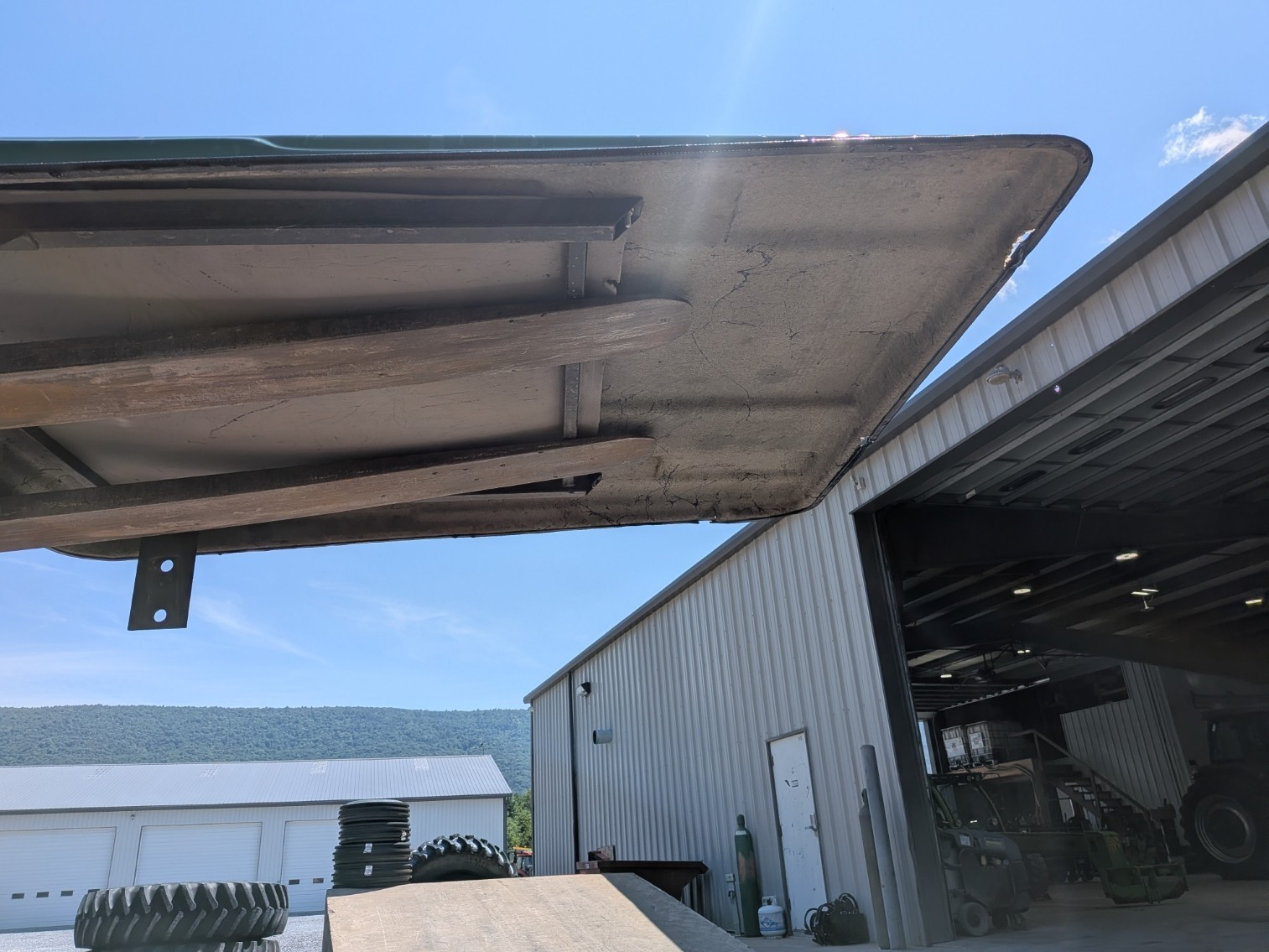 Used John Deere Fiberglass Canopy. This came off of a 6430