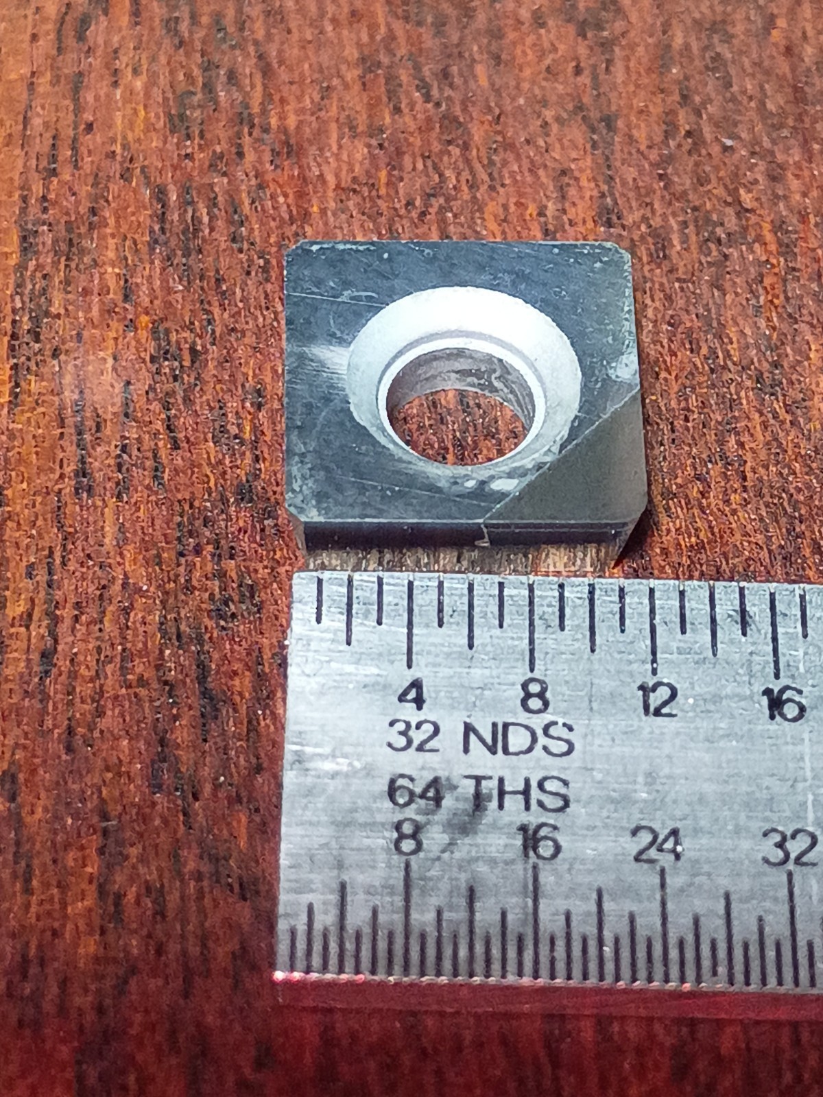 (2) Valenite Polycrystalline Square Indexable Milling Inserts SD 322 P2F VC727