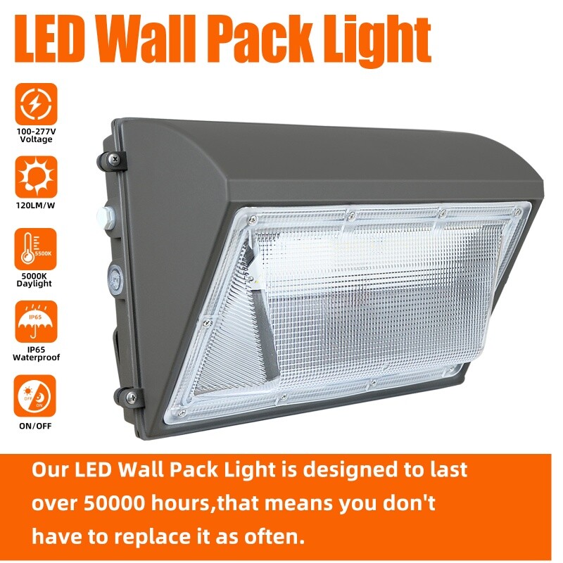 150W Outdoor LED Wall Pack Light Dusk to Dawn Home Garden Yard Security Lighting