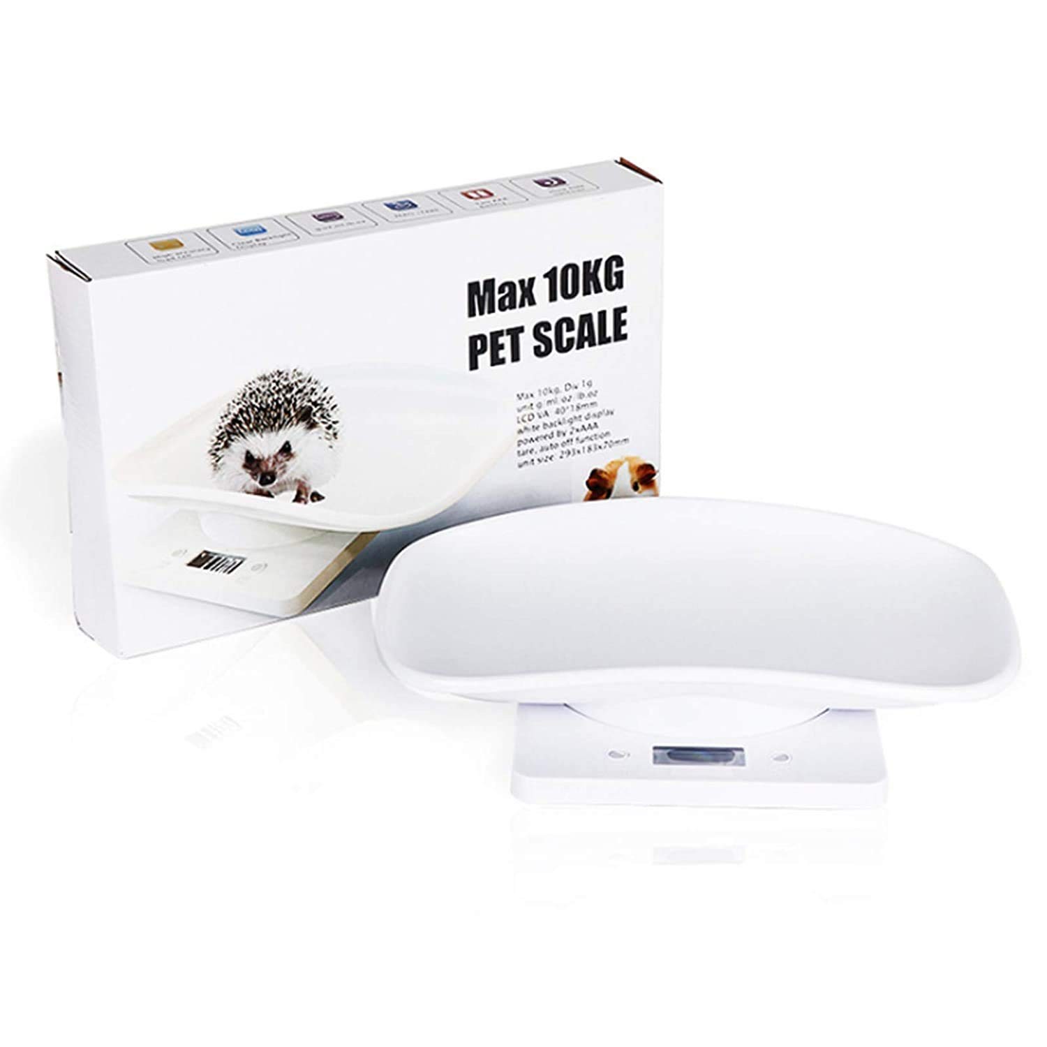 Digital Pet Scale LCD Electronic Small Animals Weighing Scale, Kitchen Food S…