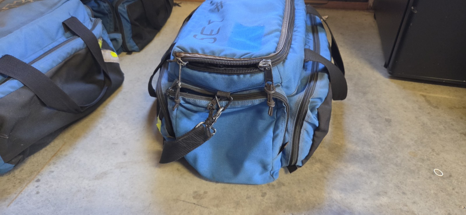 Iron Duck Trauma Bag, Nylon, 23 in L, 17 in W, Blue Ems Bag #2