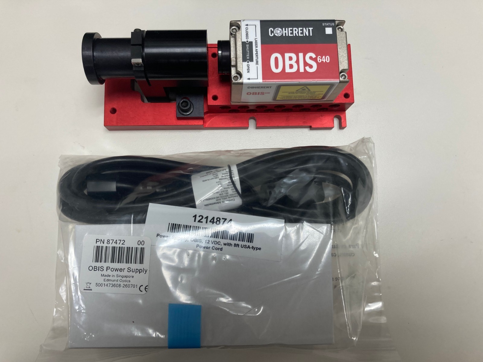 Coherent OBIS LX 640-100C laser – 100% tested condition! 588 hours complete !