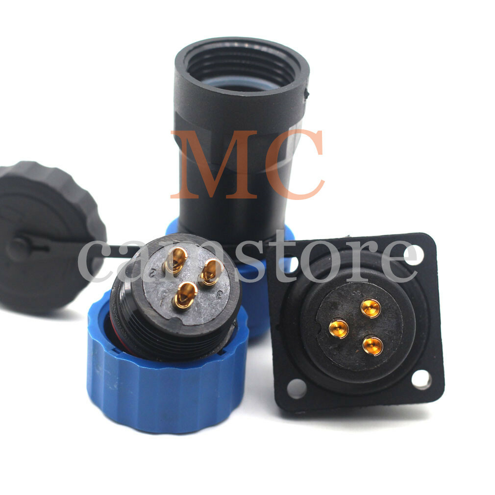 SD20 1-14pin Waterproof Connector, IP67 Electrical Aviation Industrial Plug