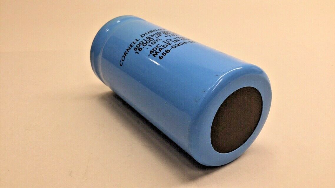 Cornell Dubilier 500183U030BC2B Capacitor 18,000uF 30VDC -10% +75% -40C to 95C