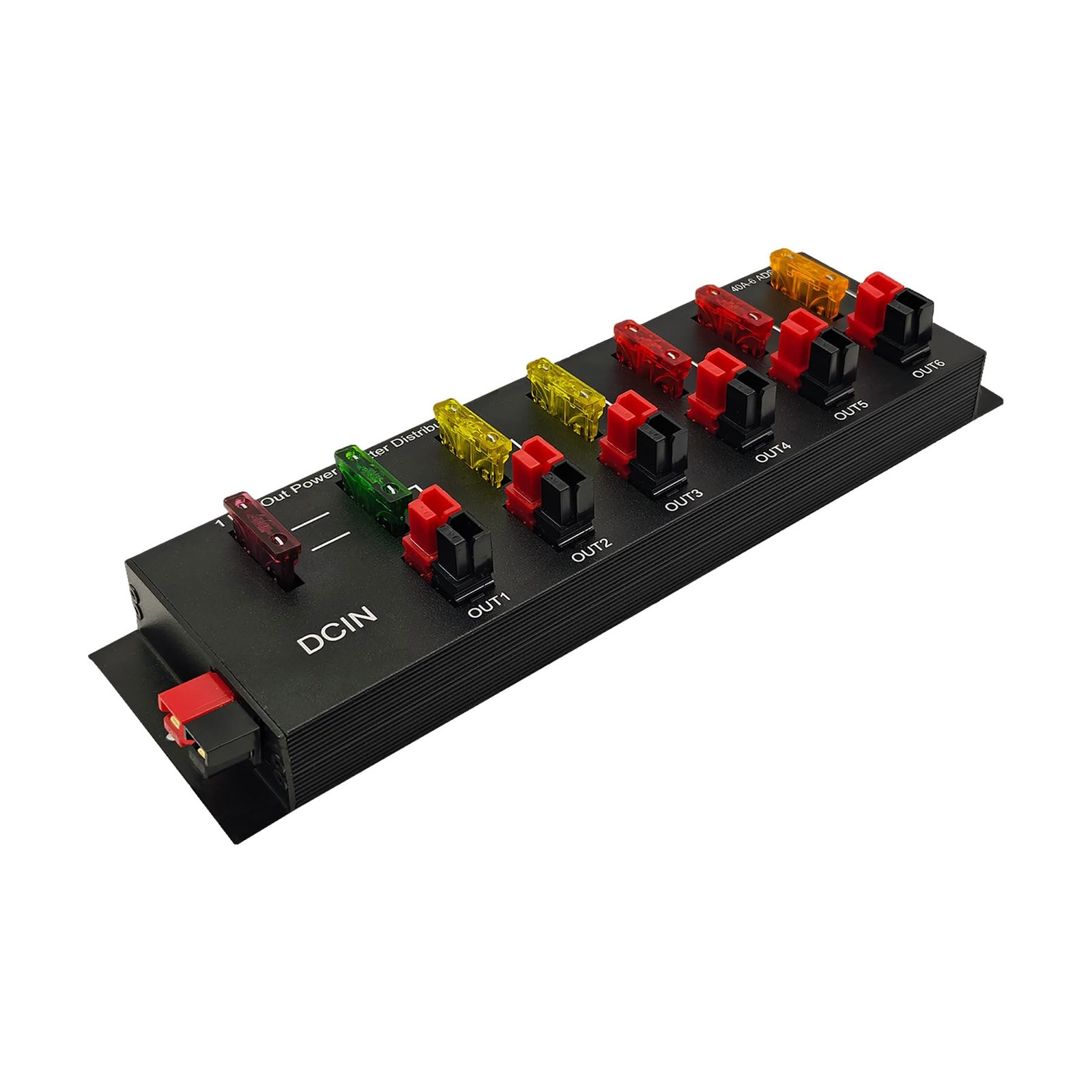1 in 6 Connector Power Divider Power Board 40Amp Power Pole Distribution Block M