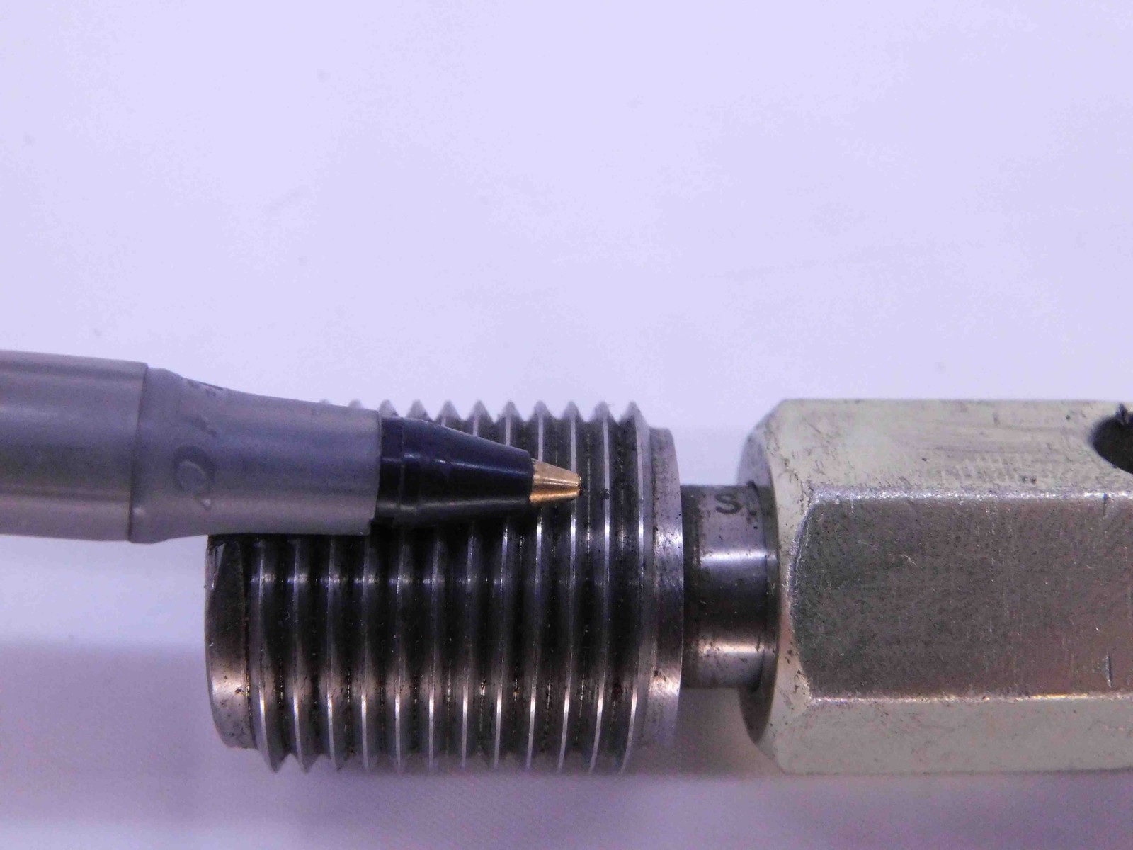 3/4 16 NF LEFT HAND SPECIAL THREAD PLUG GAGE .75 GO NO GO PD’S = .7124 & .7169