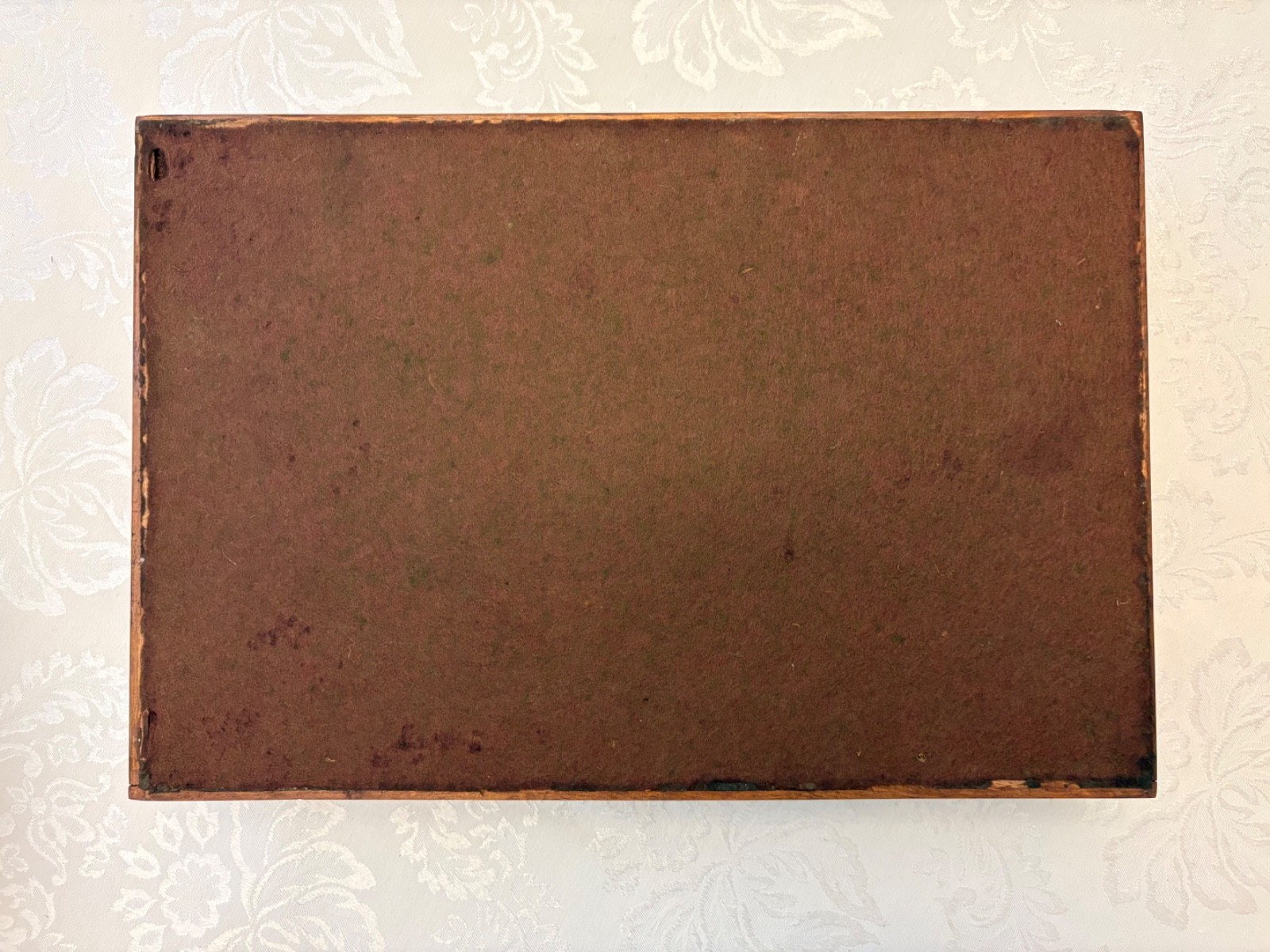 Vintage Walnut Wood Legal Size Paper Tray 15.25″ x 10.25″